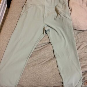 Light Green High-Waisted Leggings